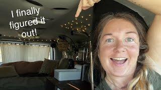 Living in my van | making some critical upgrades and cooking lentil stew #cooking #vanlife #build