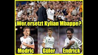 Wer ersetzt Kylian Mbappe ? Luka Modric‍️ , Arda Güler🪄 oder Endrick  !?