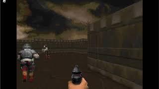 Doom-style scrolling skies in Roblox