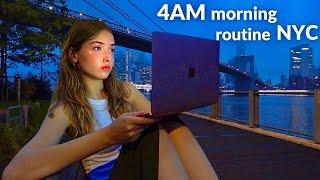 4am Productive Summer Morning Routine in NYC | medical student edition