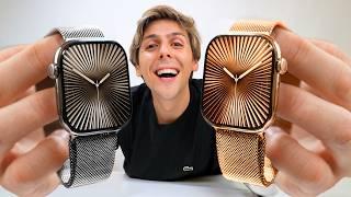 IT'S MASSIVE! Apple Watch Series 10 Unboxing ⌚️‼️ (46mm Titanium)