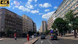 Belgrade City Drive: Immerse Yourself in Serbia's Lively Cityscape | 4K ASMR