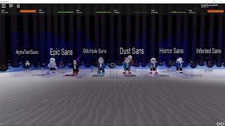 Roblox Sans AU Battle Arena |All Sans Part 1|