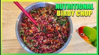 Healthy Bird Chop Recipe | Get Your Bird Eating Nutritious Food