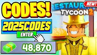 ️New️ ALL WORKING CODES For Restaurant Tycoon 2 2025 - Roblox Restaurant Tycoon 2 Codes 2025