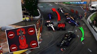 Can I Survive Monaco In The Wet BACKWARDS Against 110% AI on F1 23?