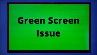 How To Fix Smart TV Green Screen Issue?