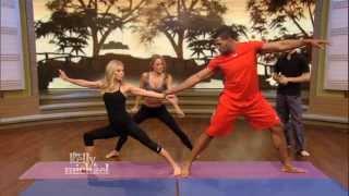 Kelly and Michael's Fitness Challenge -- Acro Yoga -- "LIVE with Kelly and Michael"