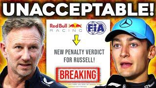 HUGE NEWS for RedBull after FIA CONFIRMS Further Penalty for Russell over Canada GP Incident!