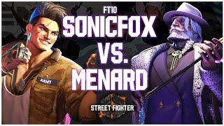 SF6 SONICFOX VS MENARD FT10 - JP VS LUKE -【Street Fighter 6】