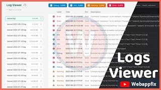 How to use Laravel log viewer? | How do I view Laravel logs? | What is a log viewer? | Laravel Logs