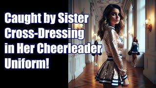 Caught! Sister Finds You Crossdressing in Her Cheer Uniform! | CD TG FLR