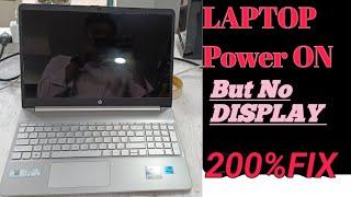 How To Fix Laptop Turning On But No Display | How To Fix Caps Lock Blinking But No Display HP Laptop