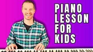 Piano Lessons for Kids: START HERE - Easy & Fun Tutorial for Beginners #piano #kids