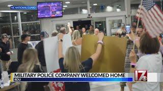 100+ NC National Guard members return home