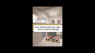 Very Small bathroom Idea | luxury Interior Design