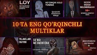 10 TA ENG QO’RQINCHLI MULTIKLAR | QO’RQINCHLI HIKOYA  #bilol