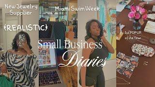 Small Business Diaries  : Coffee Dates ️ , Living In Miami, Brand Pop Up, Rebranding my Life.