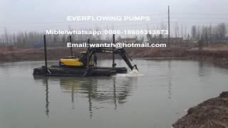 Everflowing pumps amphibious cutter sucton sand dredge pump excavator dredger