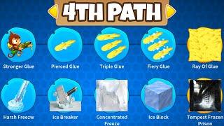 2 NEW 4th Path Towers! | Glue Gunner and Ice Monkey 4th Paths in BTD 6