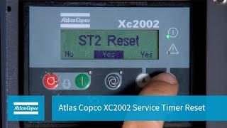 Atlas Copco XC2002 Service Timer Reset | Atlas Copco Power Technique USA