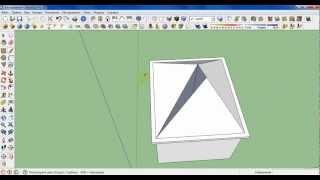 SketchUp Крыша