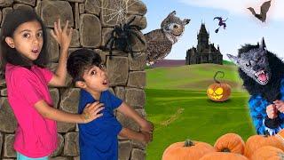 Halloween video for kids  | Fun & Educational video for kids about wild animals by Atrin and Soren