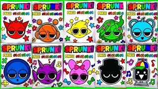 SPRUNKI Blind Bag Compilation Black, Fun bot, Mr.sun| ASMR Phase 1vs2vs3vs4 or 5 squishy