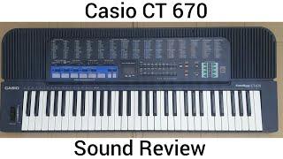 Casio 670 demo || Casio CT 670 tones ||best Casio piano