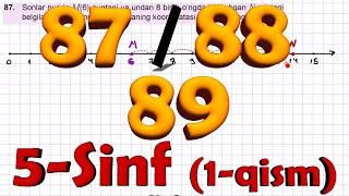 87-88-89-masala 5-sinf MATEMATIKA javoblari