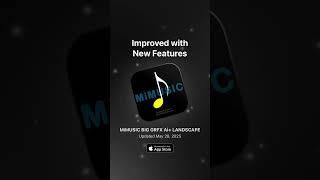 "MiMUSIC" - FREE iPhone/iPad APP‼️MiMUSIC BIG GRFX Ai + LANDSCAPE‼️