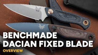 Benchmade Dacian - MagnaCut & Micarta EDC Fixed Blade - Overview