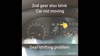 scoda Rapid gear shifting problem #Dsg Gearfoult code  #P175d #P1725 #P1895 # blinking problam