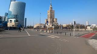 Warszawskie ulicy w czasie pandemii koronawirusa /Warsaw streets during a pandemic coronavirus