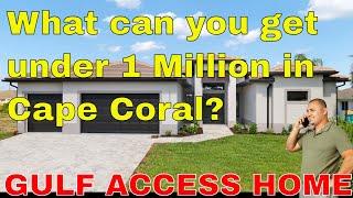 [SOLD] Gulf Access Home in SW Cape Coral, Florida | Under 1 Million Dollars - New Construction