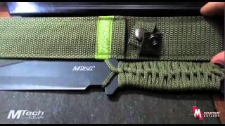 MTech USA MT-528 Tactical Fixed Blade Product Video