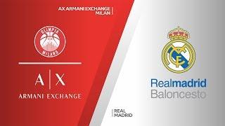 AX Armani Exchange Milan - Real Madrid Highlights | Turkish Airlines EuroLeague, RS Round 27