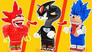 LEGO Cursed Minifigure: I Build Shin Sonic Every Version in LEGO | FUNZ Bricks