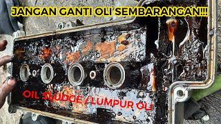 YT AUTO SERVICE | Oil Sludge / Lumpur Oli akibat sembarangan ganti oli , hati hati!