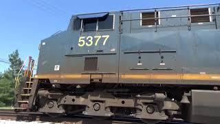 CSX ES40DC 5377 w/ Weak K5LA Leads Q580-06 on 9/7/20