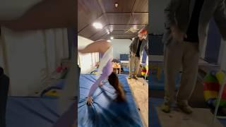 Atomic wedgie flip | Wedgie Master #parkour #flip #gymnast #wedgie #trampoline #wilmingtonchiropract