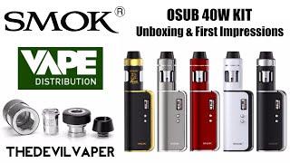 Smok Osub 40w Kit - Unboxing & First Impressions - TheDevilVaper