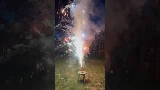 Tri-Color Firework Fountain - Horse Brand #2024 #4thofjuly #pyromagic #pyrotechnics