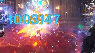 Mona C1 R3 - one million damage! | Genshin Impact | Миллион на Моне