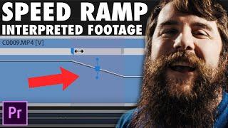 How To Speed Ramp Interpreted Footage in Premiere Pro