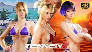 TEKKEN 8 | SEASIDE RESORT COMPLETE MIX - LIDIA STAGE THEME Extended Music Video Mix [ HQ Version ]