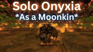 How to Solo Onyxia as a Balance Druid in Wotlk Classic