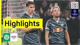 Celtic Glasgow - RB Leipzig | UEFA Champions League | DAZN Highlights