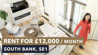 Inside a £12,000 per month apartment with LONDON EYE VIEW