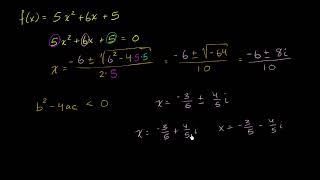 Math PreCalculus -  Quadratics and the Fundamental Theorem of Algebra